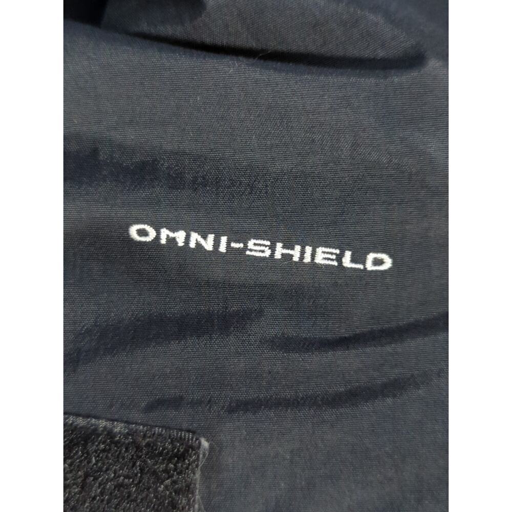 Columbia Coat Woman's Large Black‎ White Interchange Hooded Omni-Shield Nylon - Picture 5 of 14
